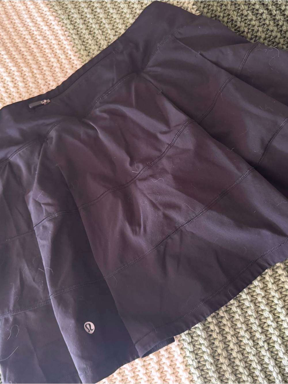 lululemon athletica Black Tennis Skirt